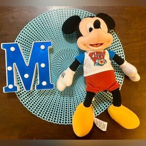 Pixar Pier Mickey Mouse Plush – 10” Disney Parks Exclusive Collectible